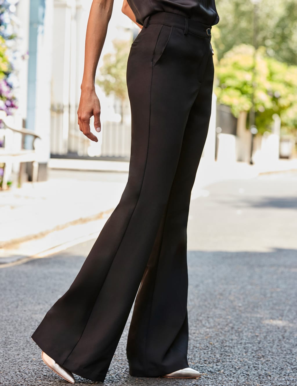 Pants flare bottoms hotsell