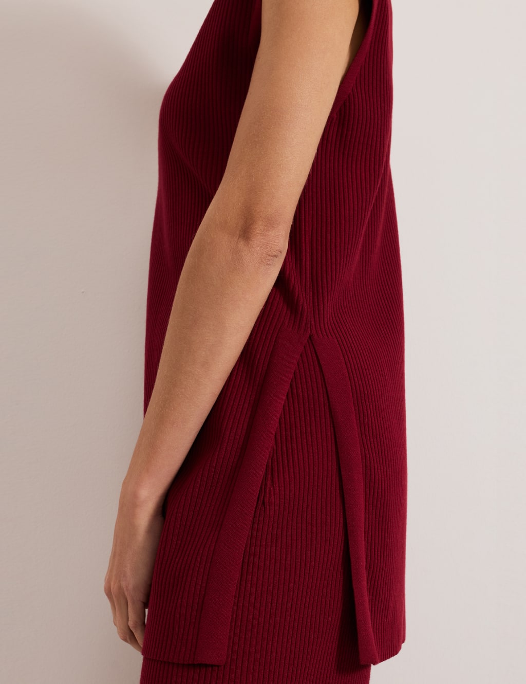 Lori Ribbed Funnel Neck Ribbed Tunic 6 of 9