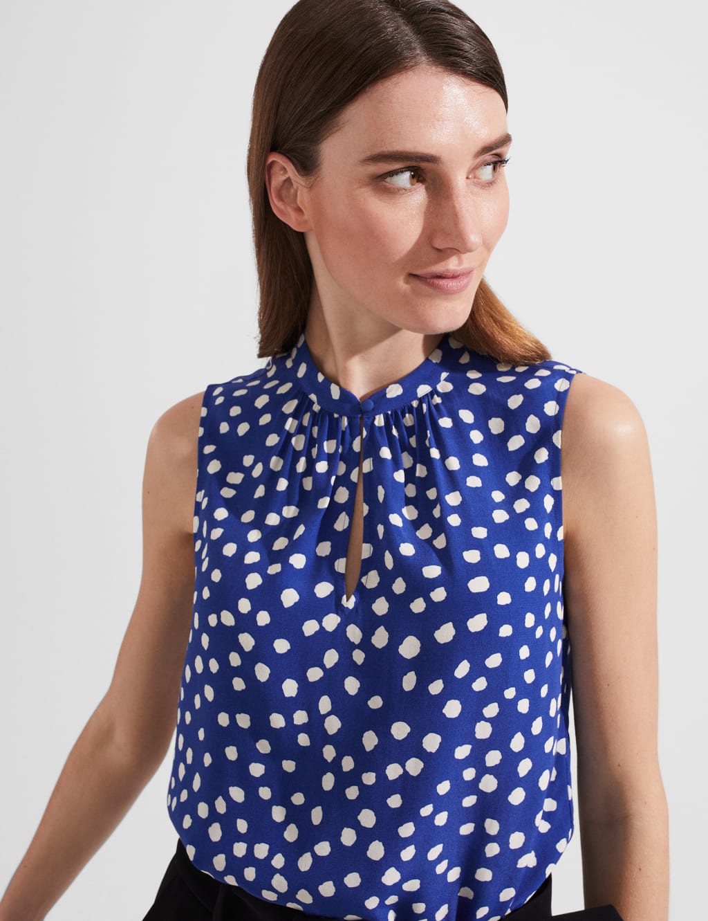 Polka Dot Round Neck Top 3 of 8
