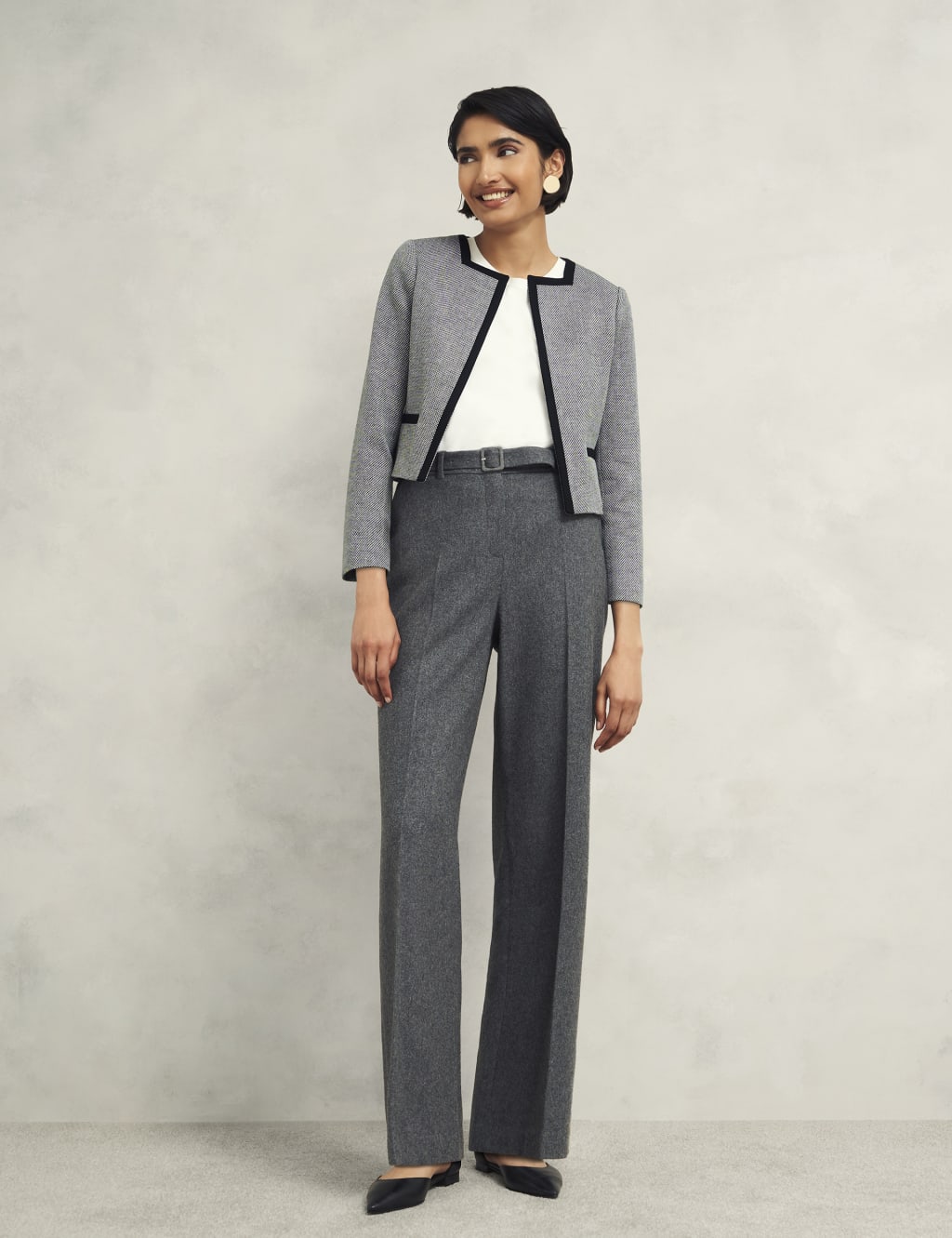 Cotton tweed jacket deals