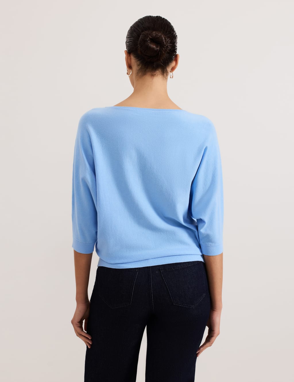 Slash Neck Batwing Sleeve Jumper 4 of 8