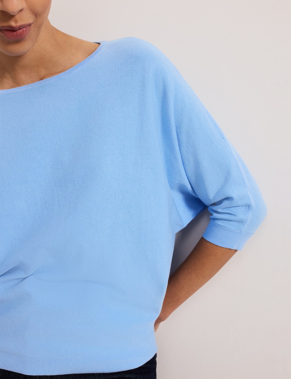 Slash Neck Batwing Sleeve Jumper 6 of 8