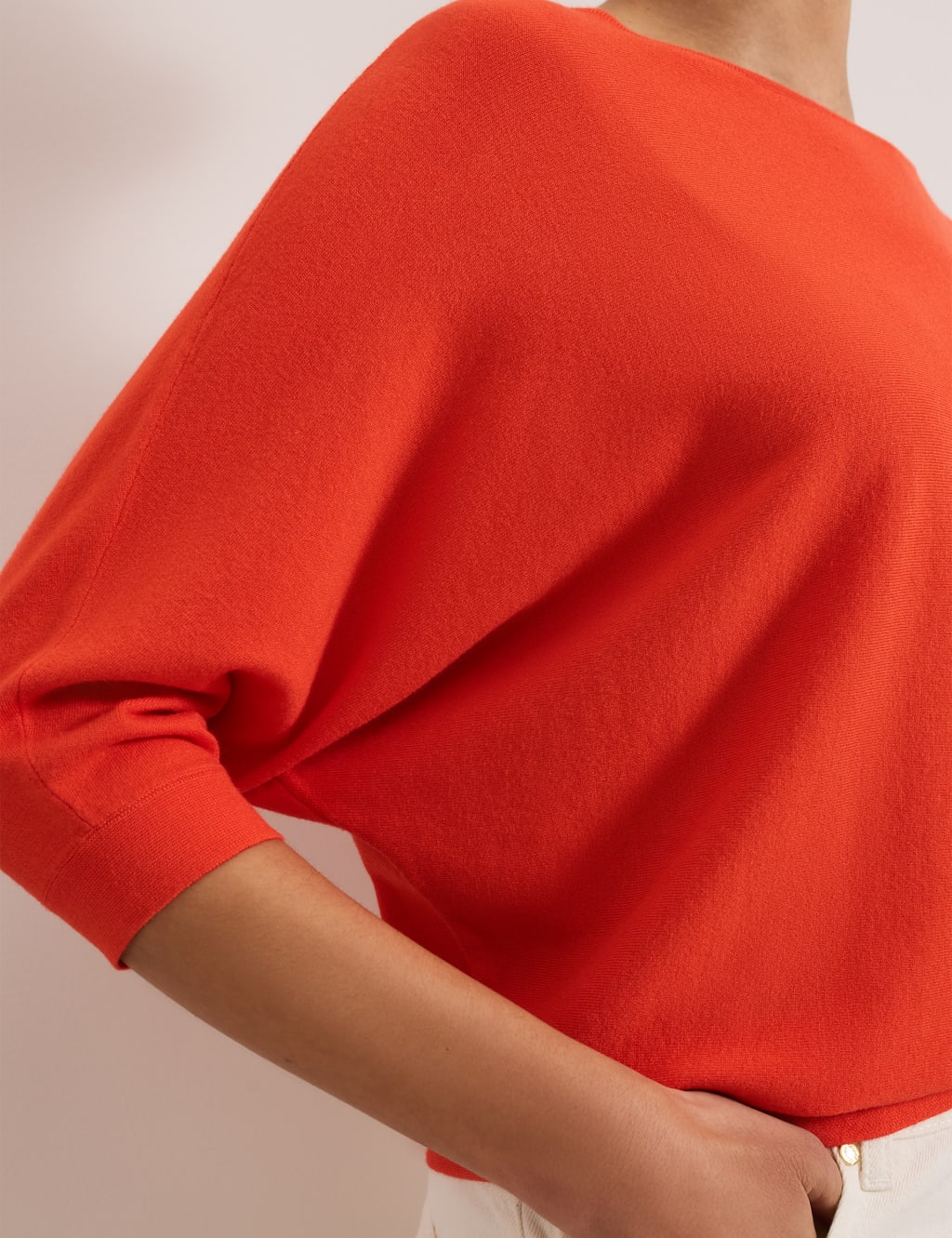 Slash Neck Batwing Sleeve Jumper 6 of 7