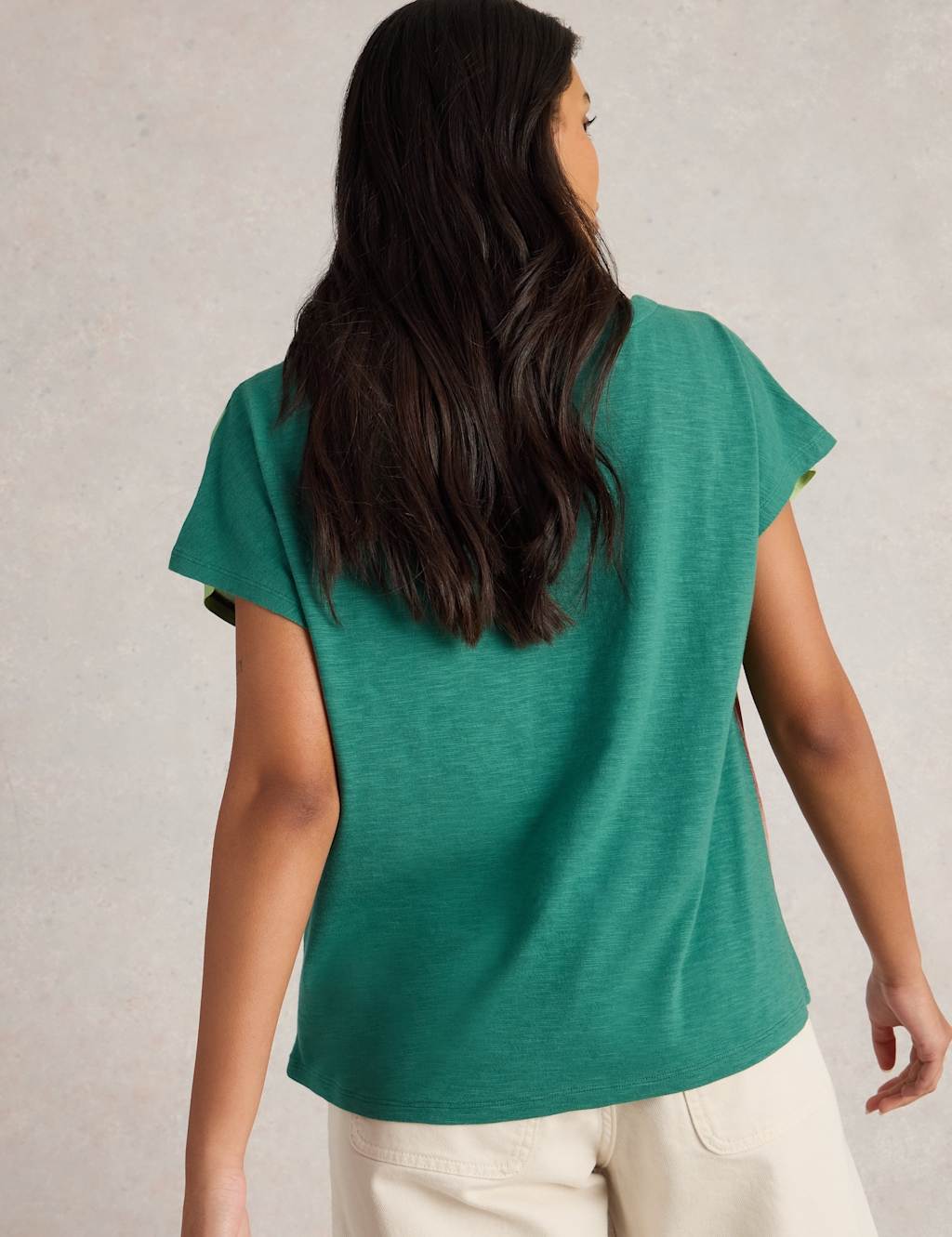 Cotton Modal Blend Bird Print T-Shirt 4 of 6
