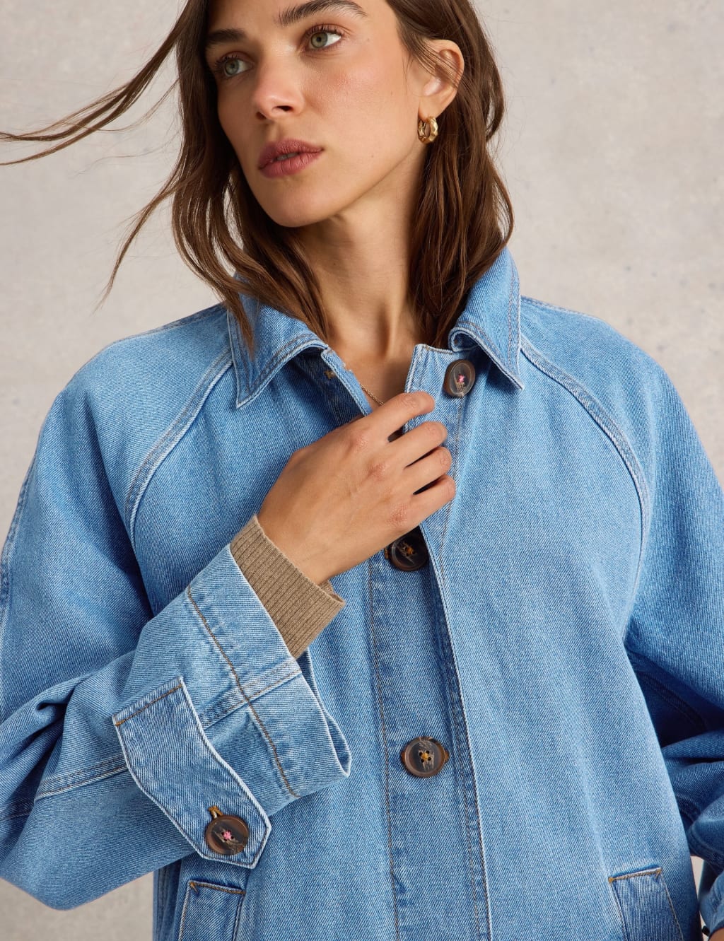 Denim Longline Jacket 4 of 6