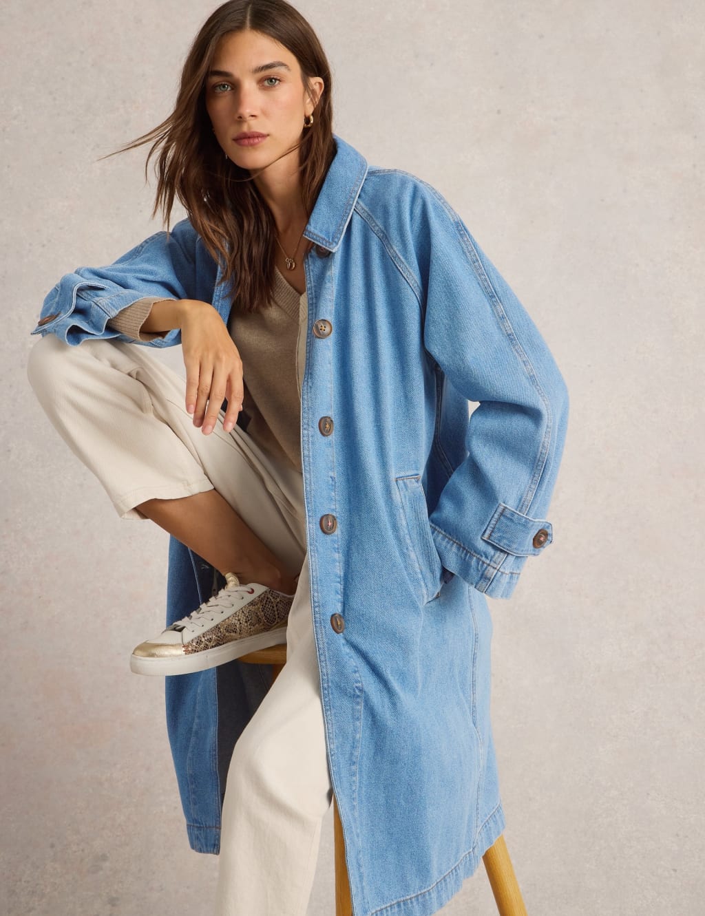 Denim Longline Jacket 5 of 6