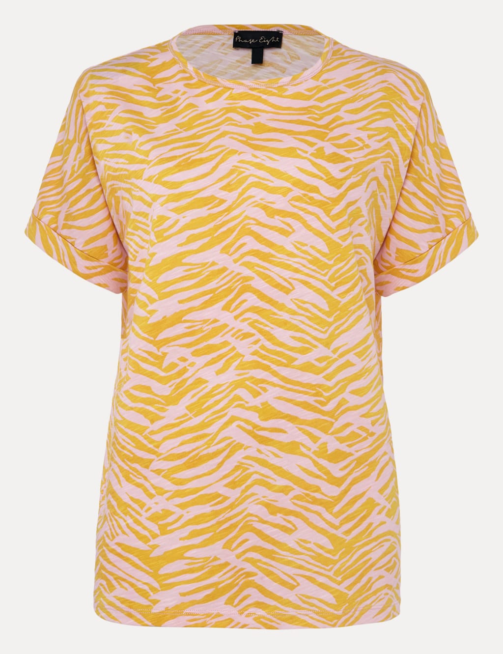 Jersey Zebra Print Short Sleeve Top 2 of 5