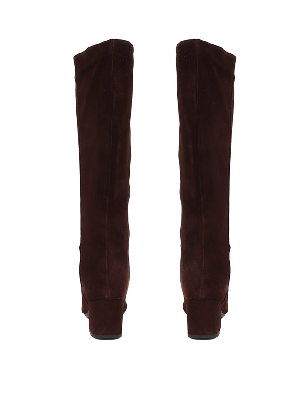 Suede Block Heel Knee High Boots 4 of 6