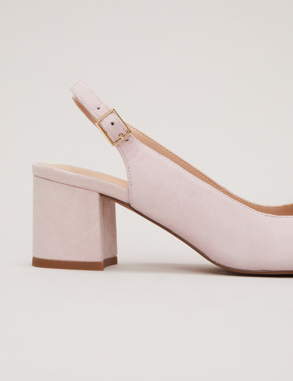 Pink block heel slingbacks outlet