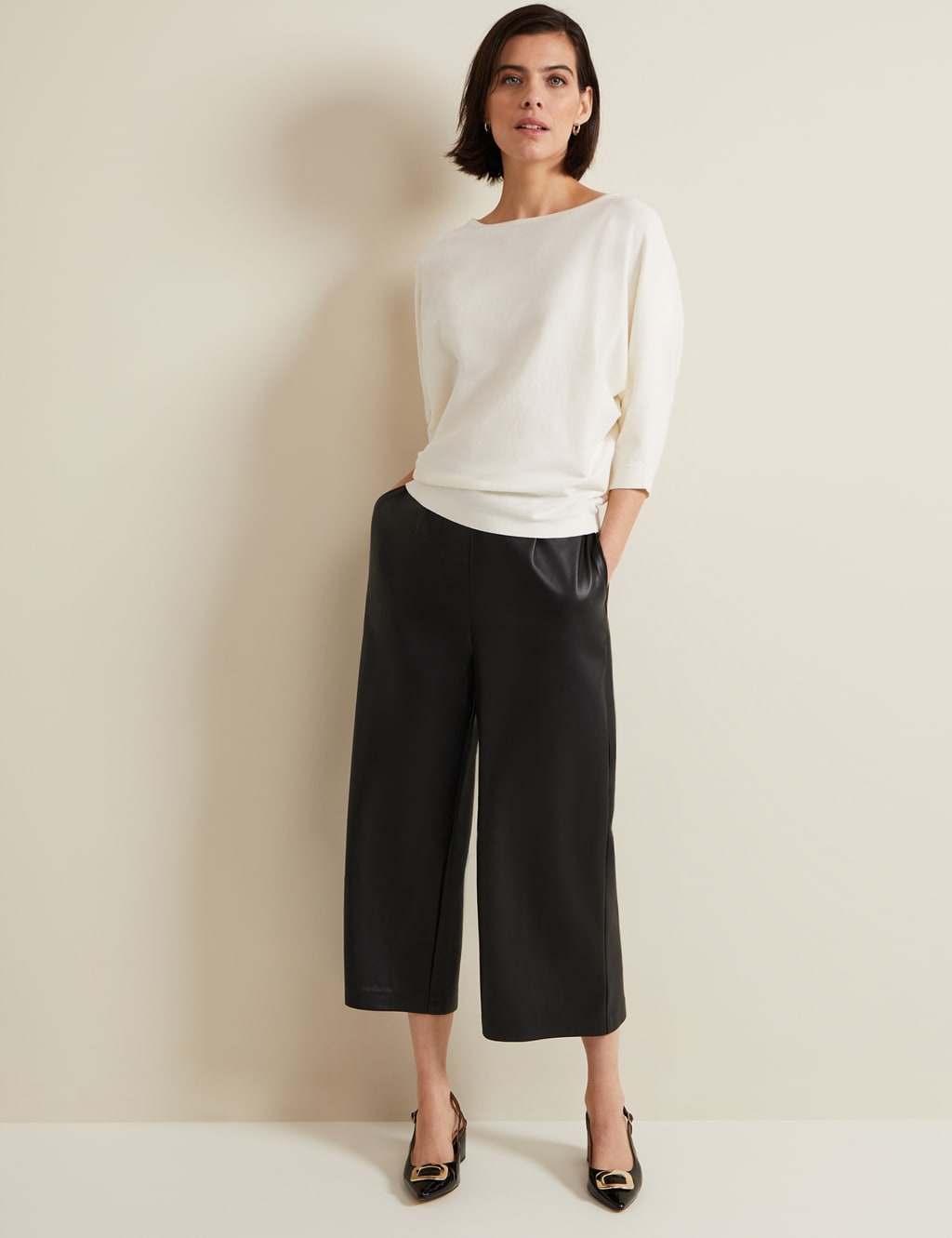 Slash Neck Batwing Sleeve Jumper 3 of 7