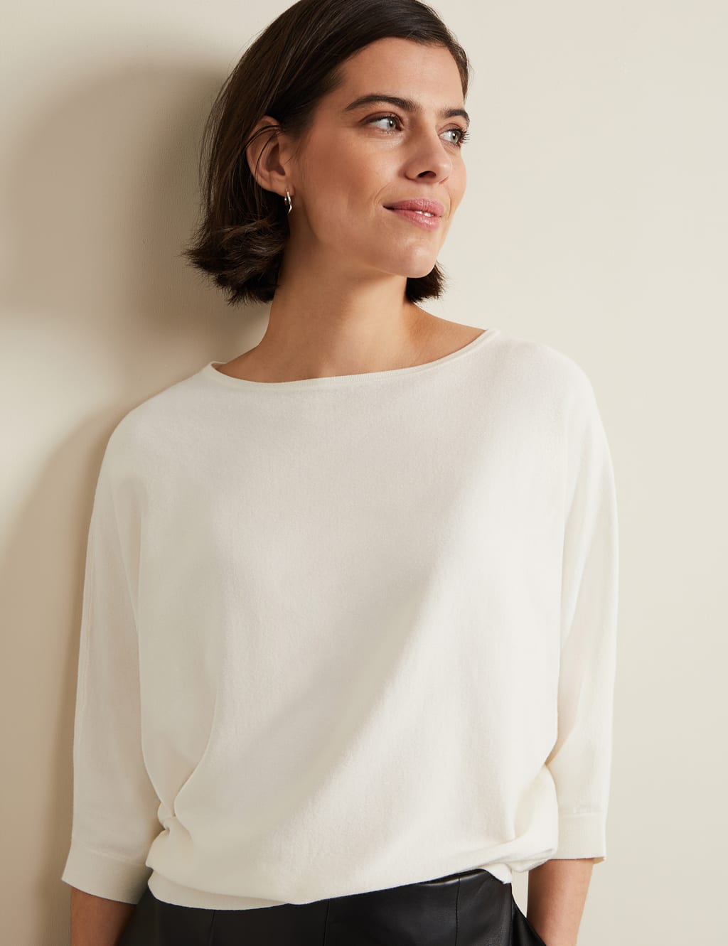 Slash Neck Batwing Sleeve Jumper 6 of 7