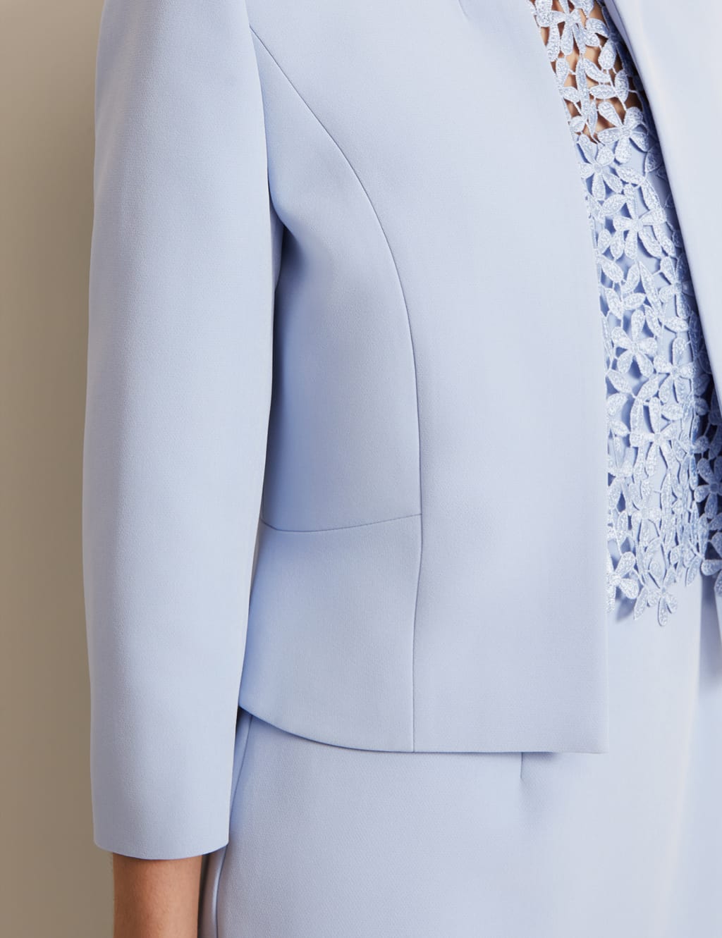 Collarless Short Jacket 5 of 6