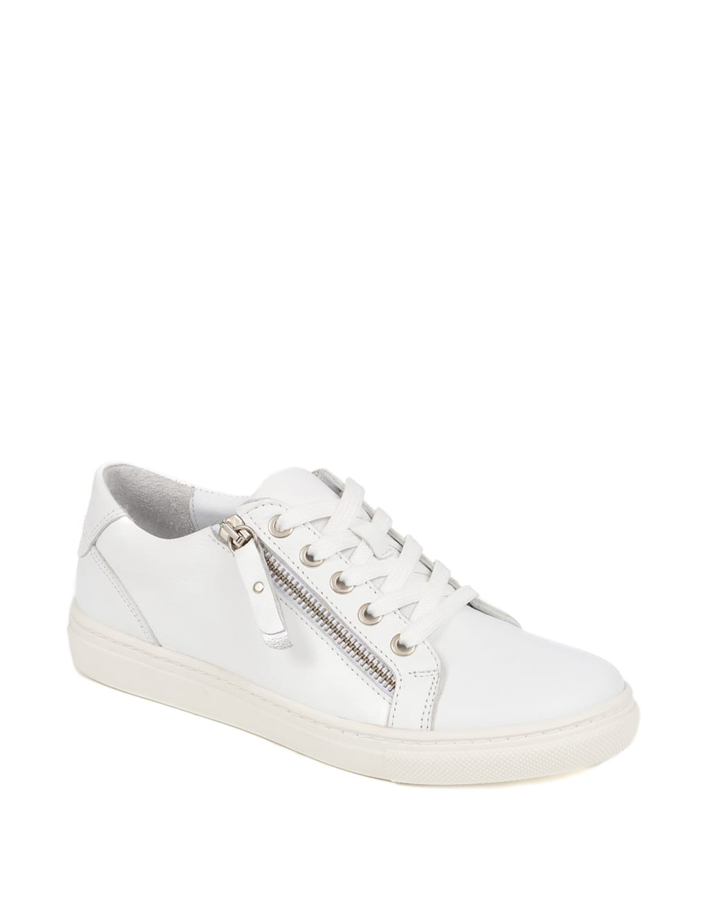 Leather Zip Up Trainers 4 of 8