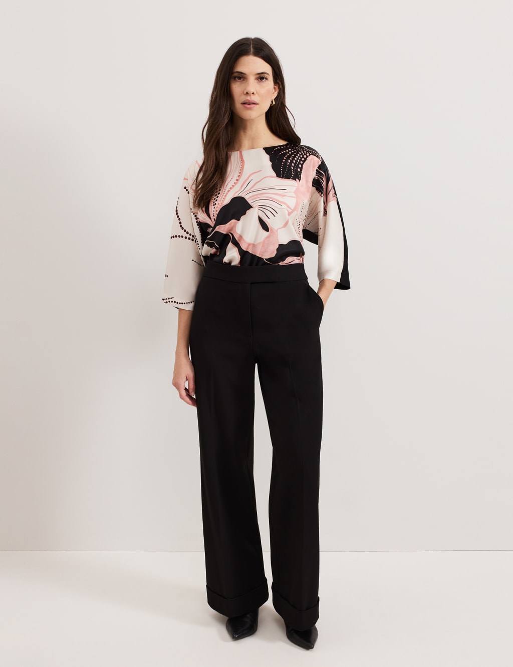 Floral Slash Neck Top 3 of 6