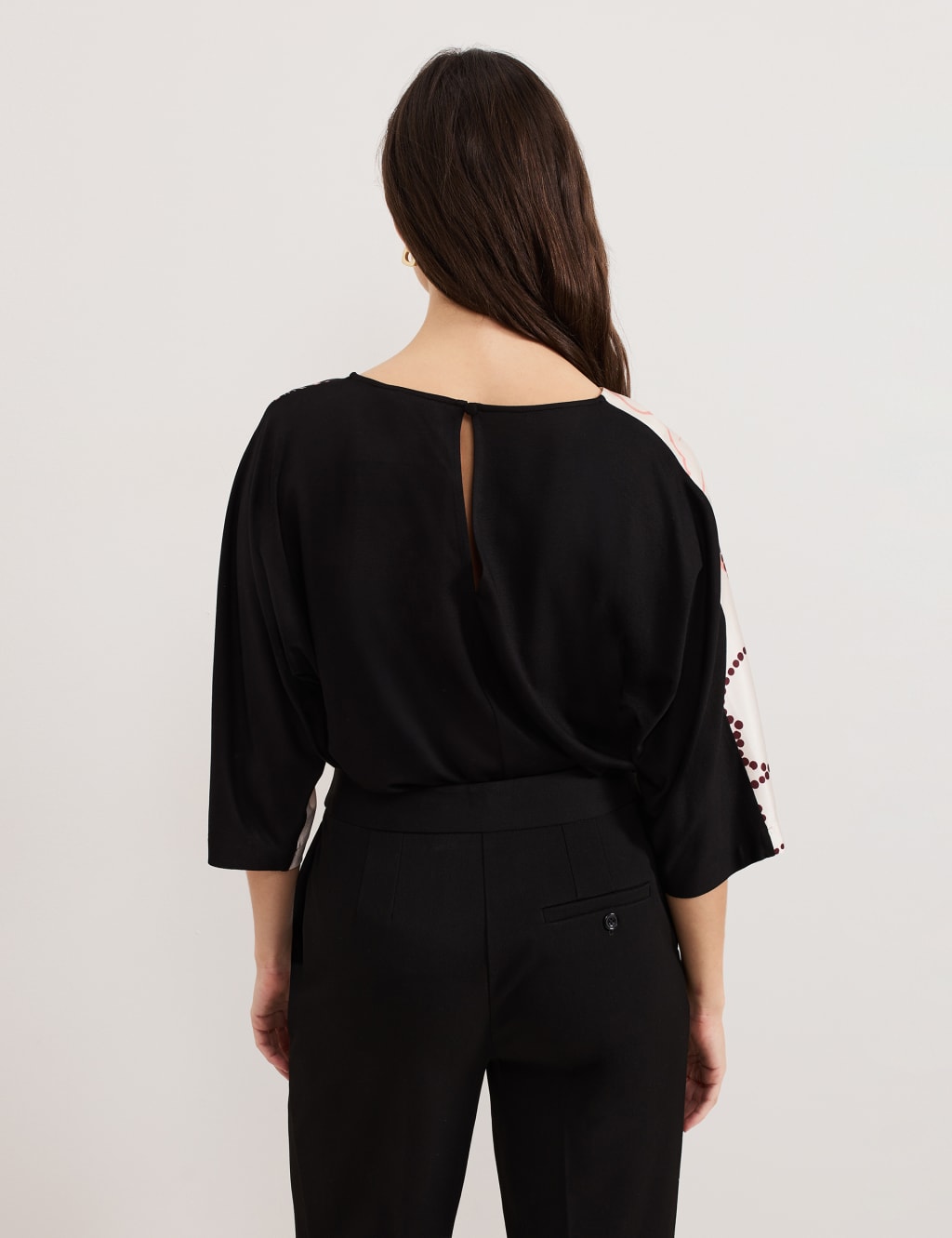 Floral Slash Neck Top 4 of 6