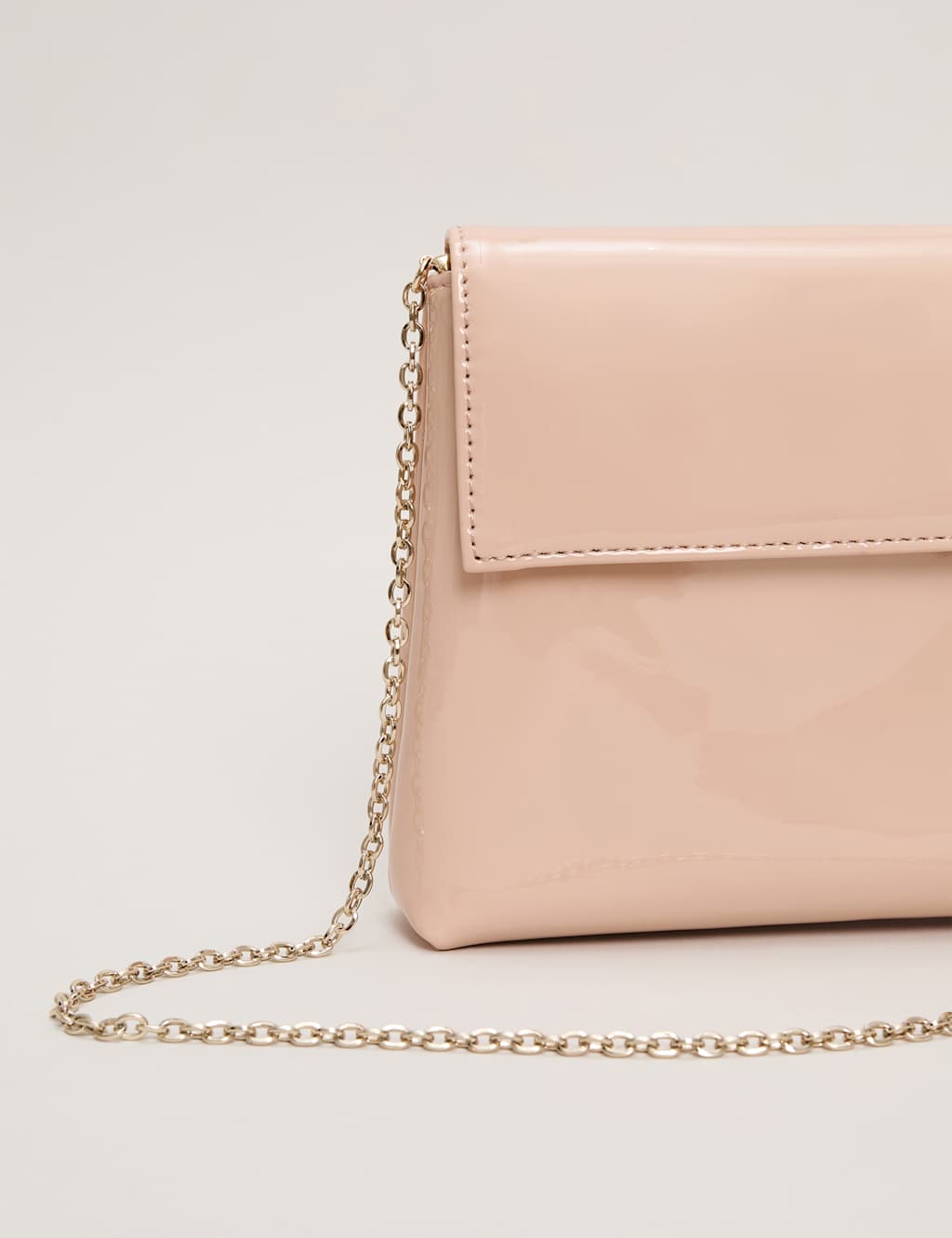 Patent Chain Strap Clutch Bag 6 of 8