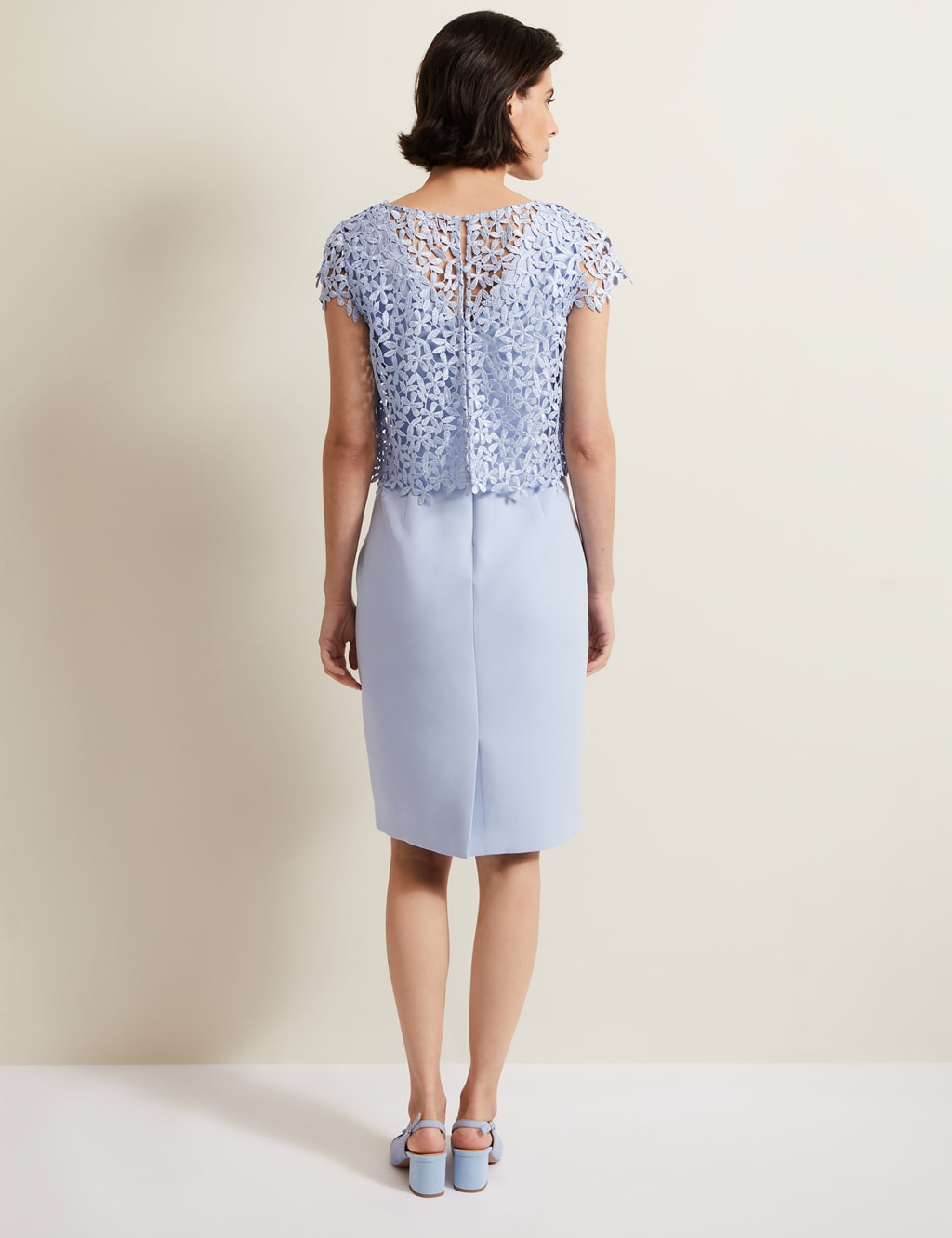 Doube Layer Lace Shift Dress 4 of 8