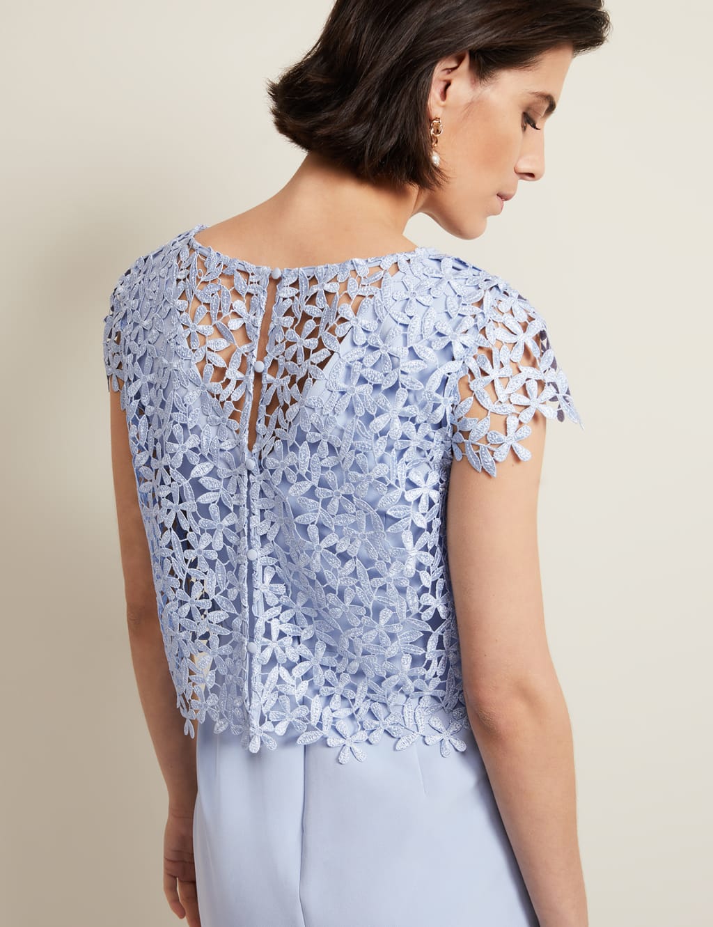 Doube Layer Lace Shift Dress 7 of 8