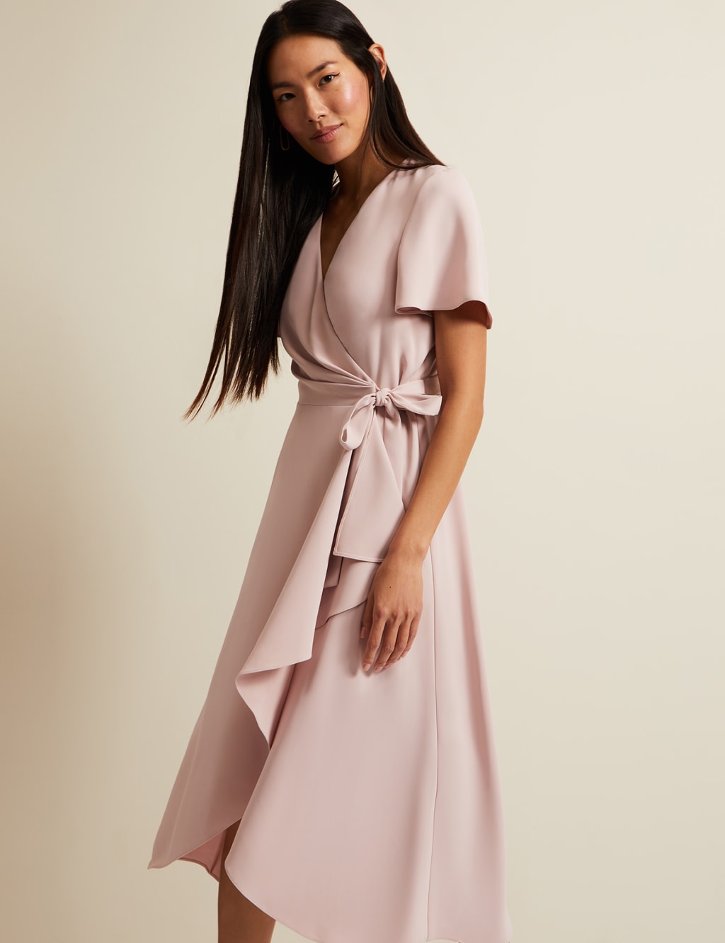 Vervain ruffle sleeve wrap dress new arrivals