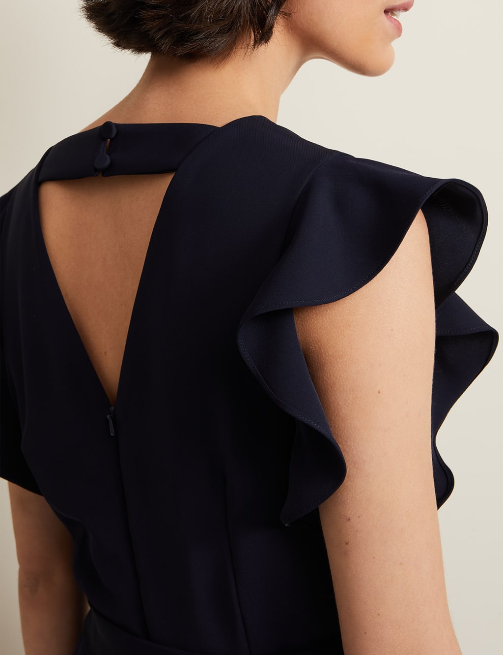 Belted Sleeveless Wide Leg Jumpsuit 6 of 6