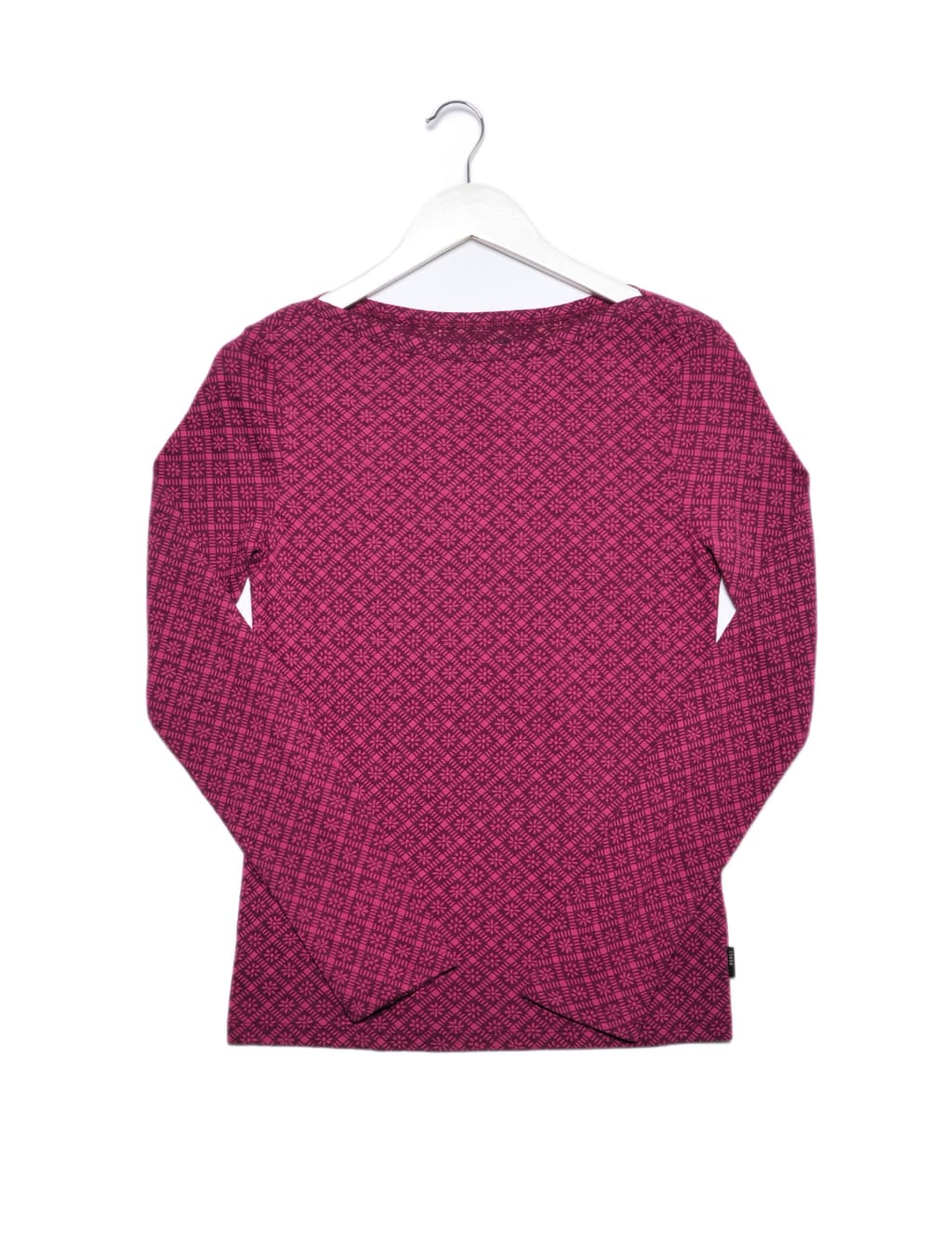 Cotton Modal Blend Geometric Floral Top | Burgs | M&S