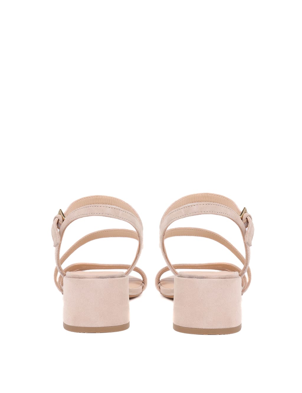 Suede Ankle Strap Block Heel Sandals 6 of 7