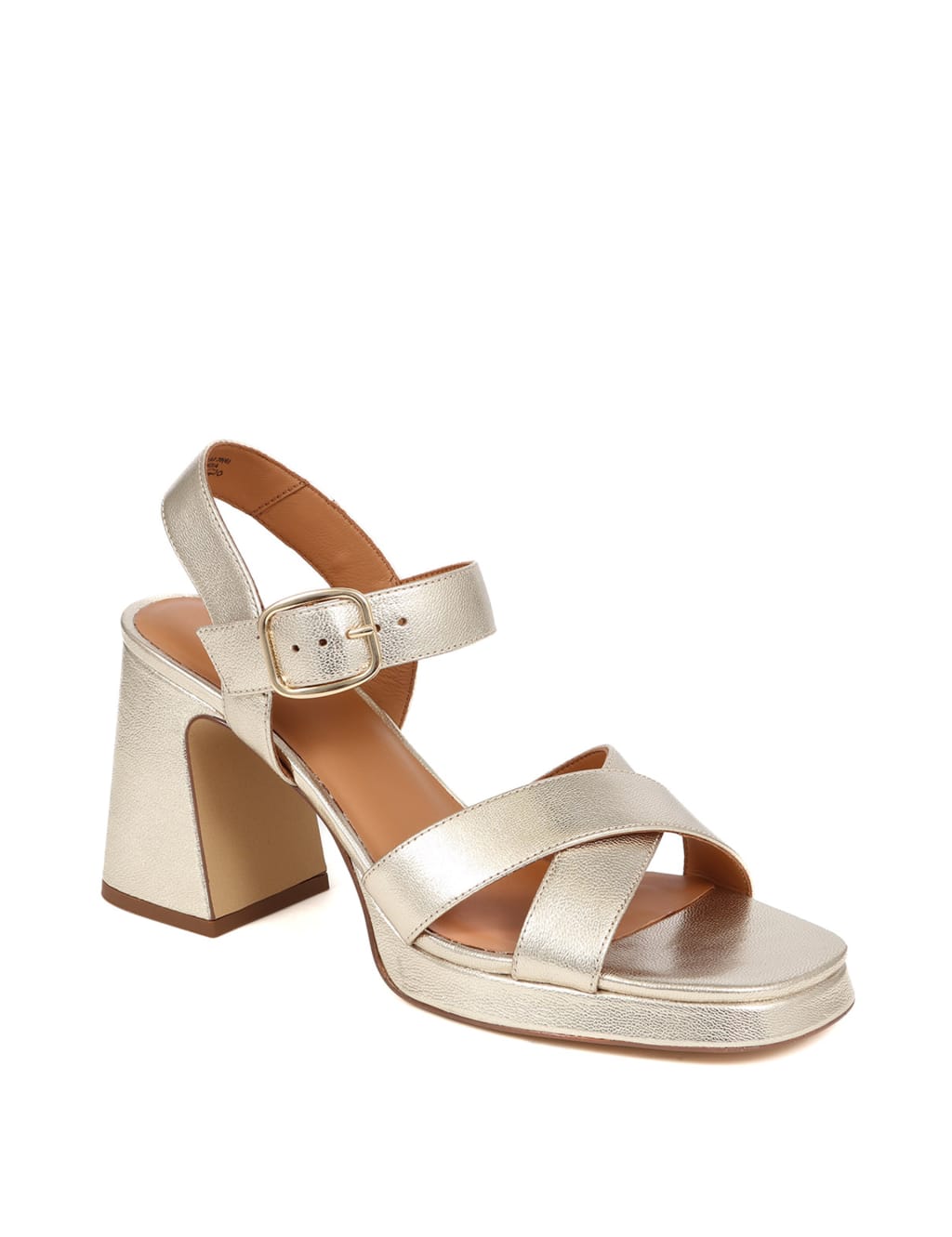 Buckle block heel sandal online