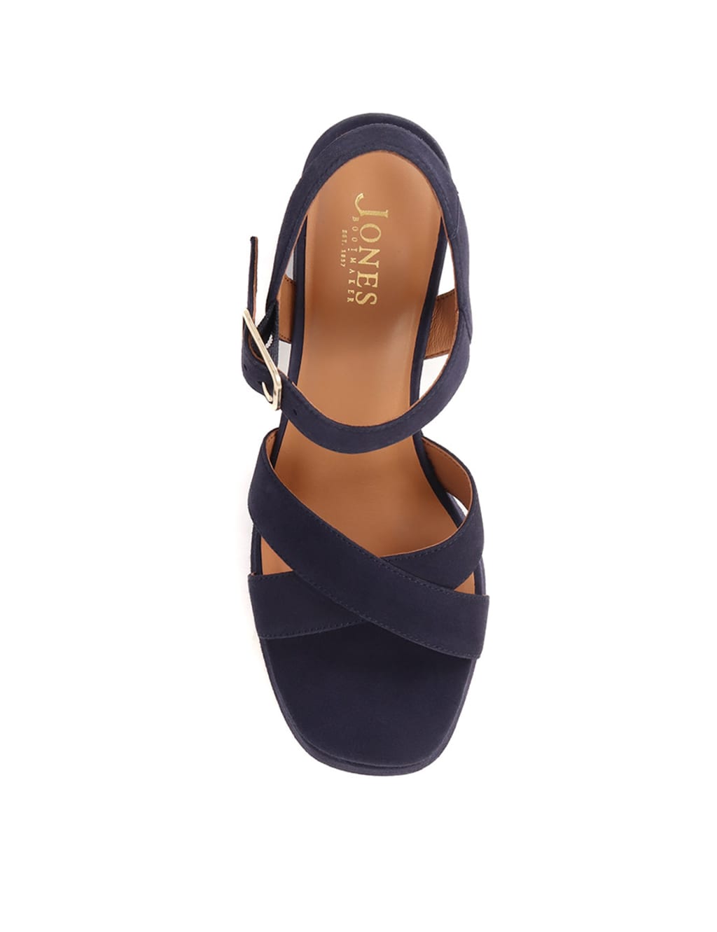 Suede Ankle Strap Block Heel Platform Sandals 5 of 7