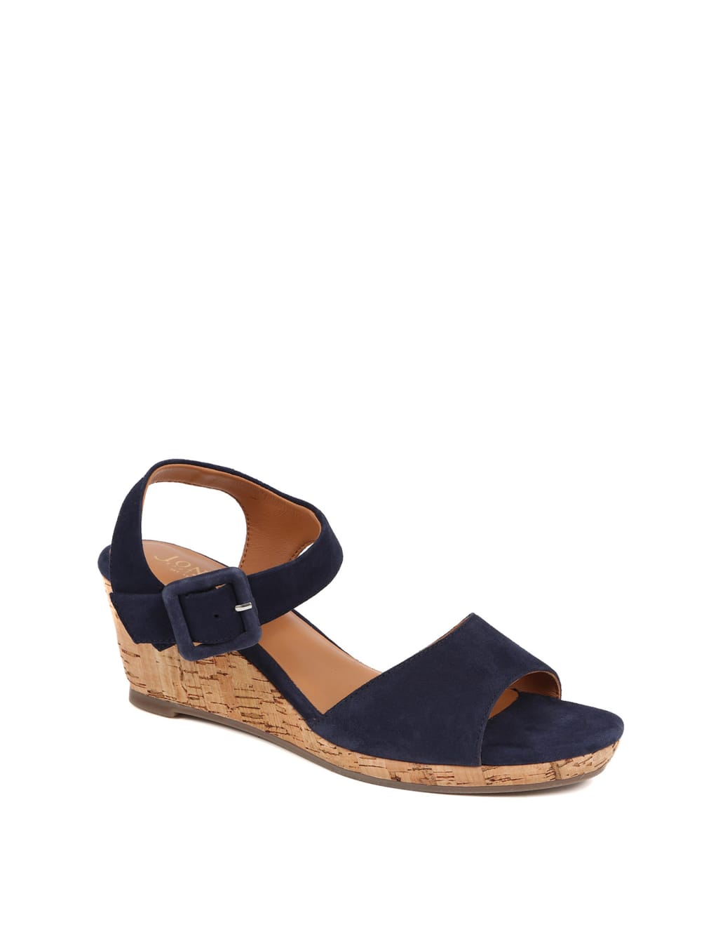Suede Ankle Strap Wedge Sandals 4 of 7