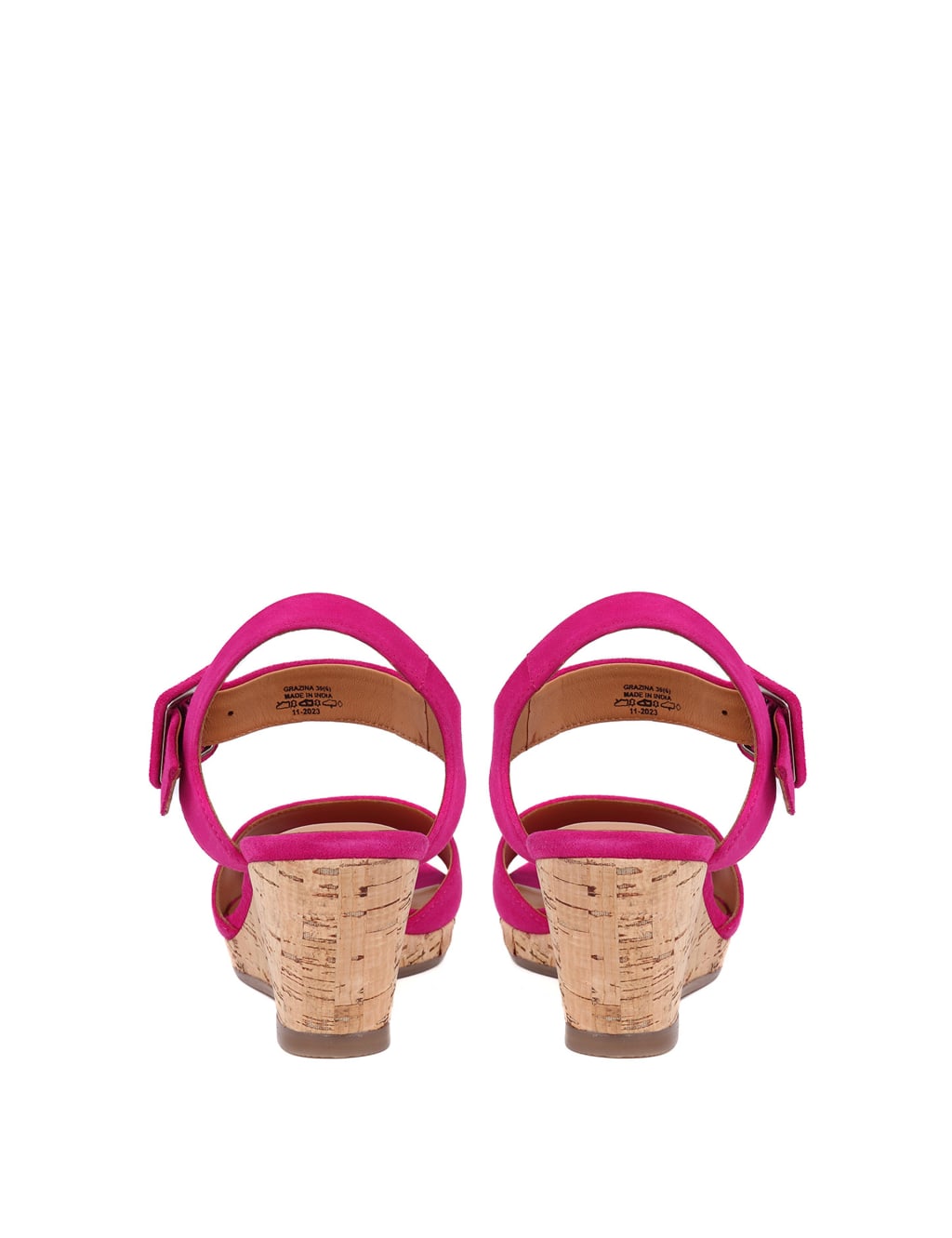 Suede Ankle Strap Wedge Sandals 6 of 7
