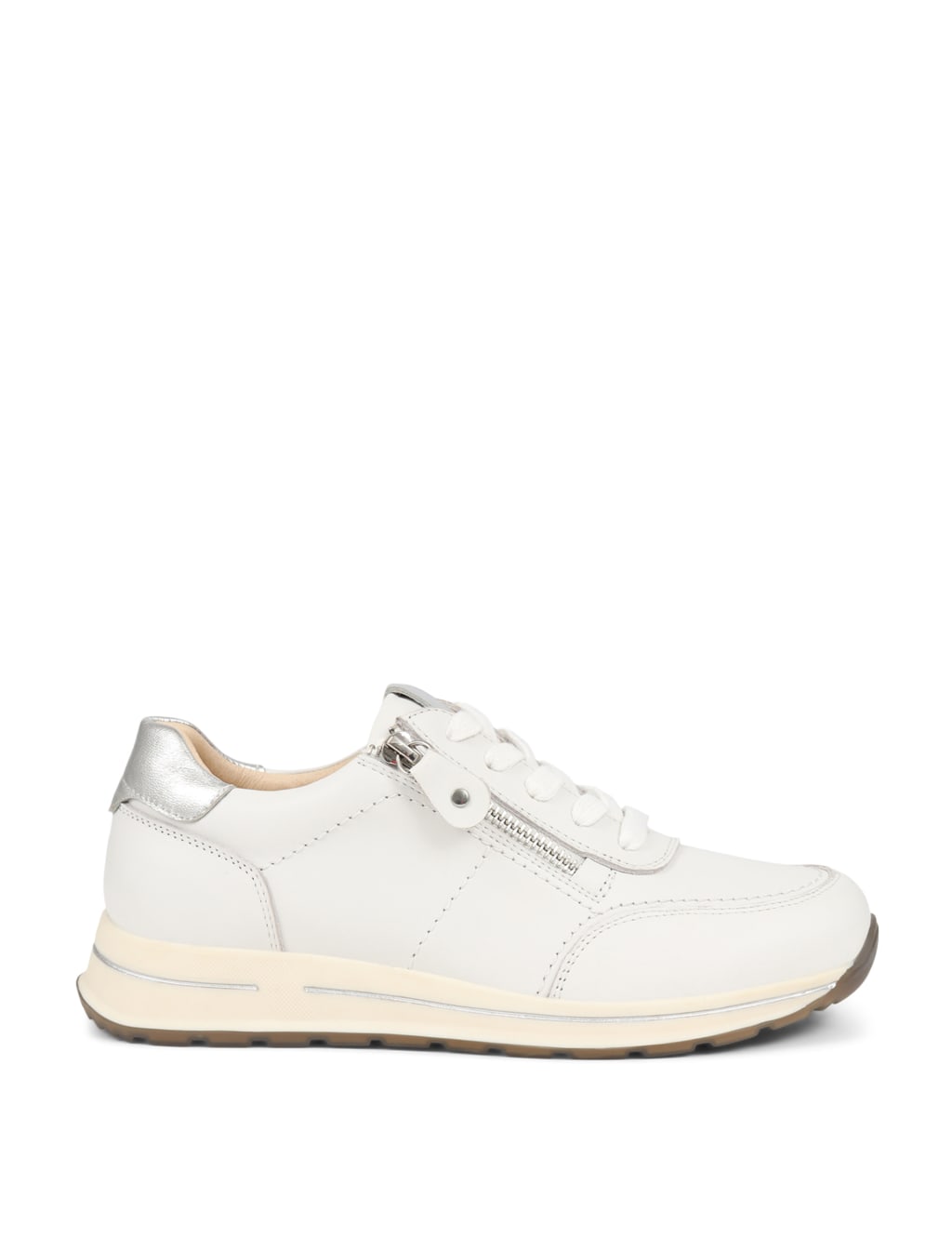Leather Zip Trainers 2 of 7