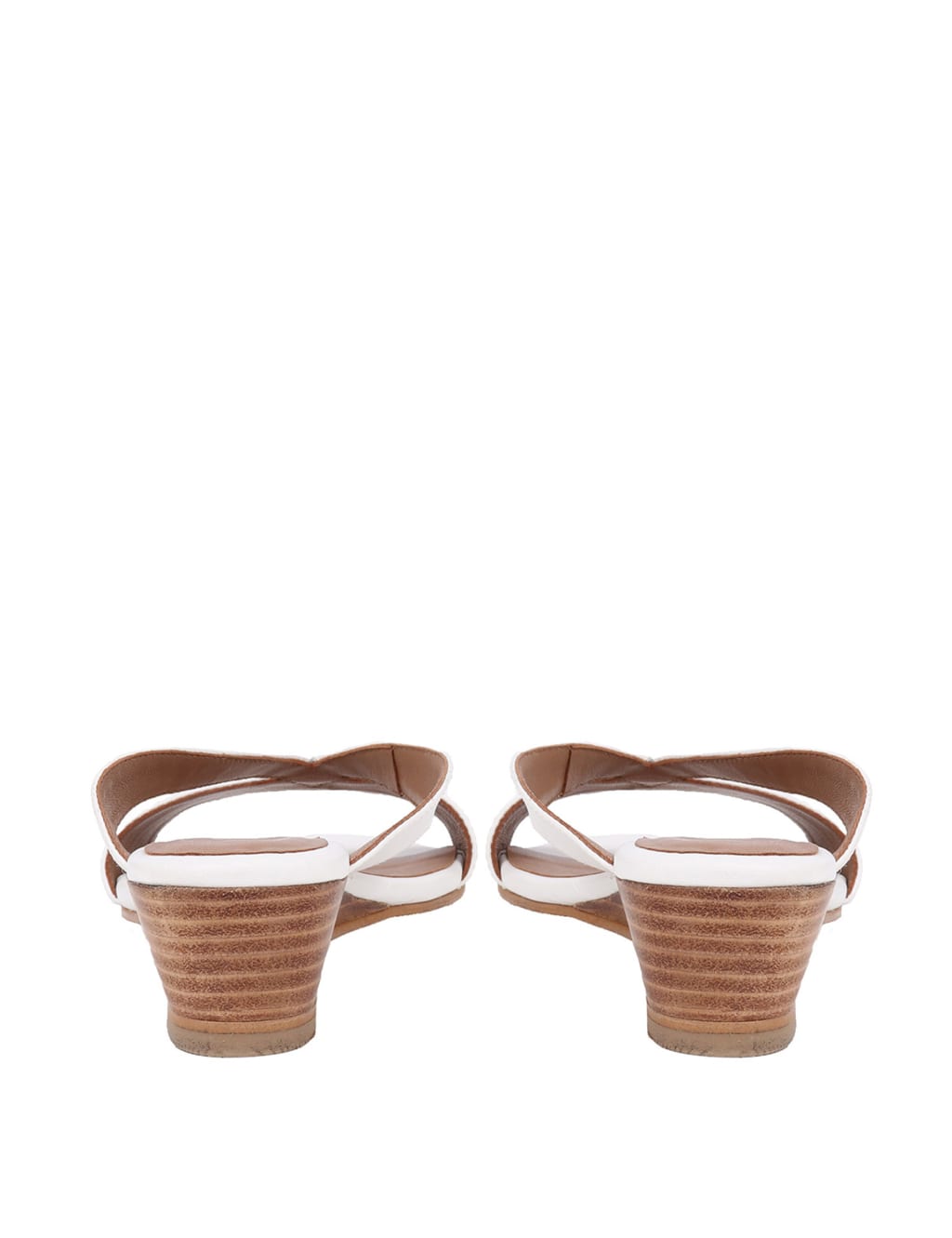 Leather Wedge Mules 5 of 6