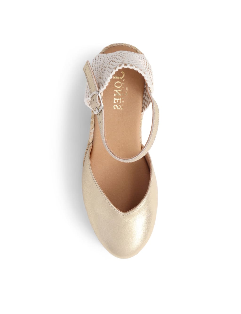 Leather Ankle Strap Wedge Espadrilles 5 of 7