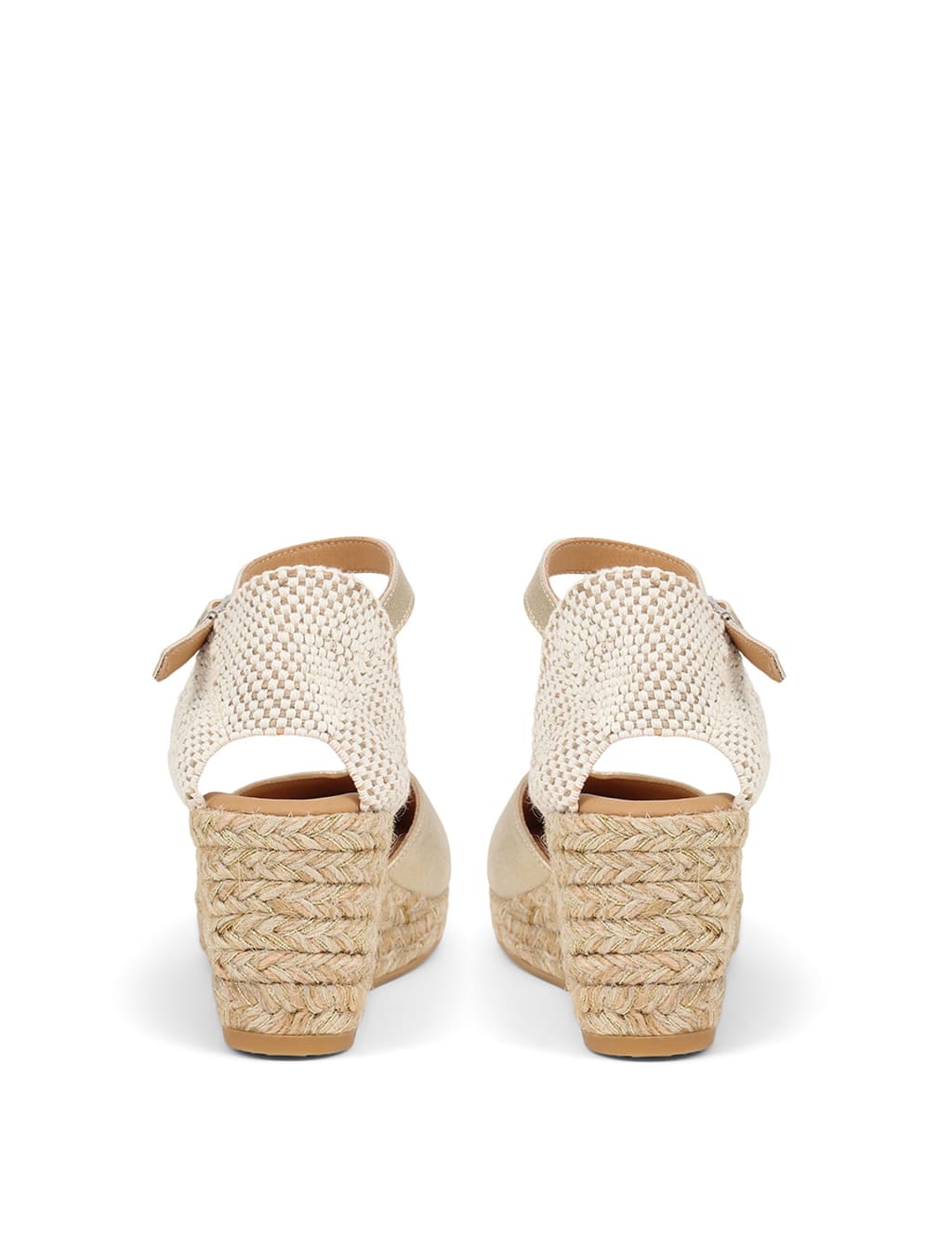 Leather Ankle Strap Wedge Espadrilles 6 of 7