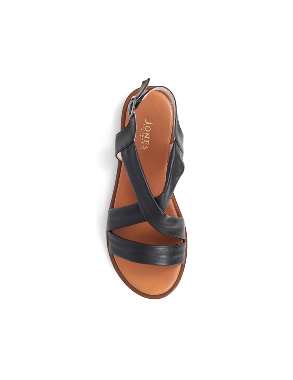 Leather Ankle Strap Flat Sandals 6 of 8