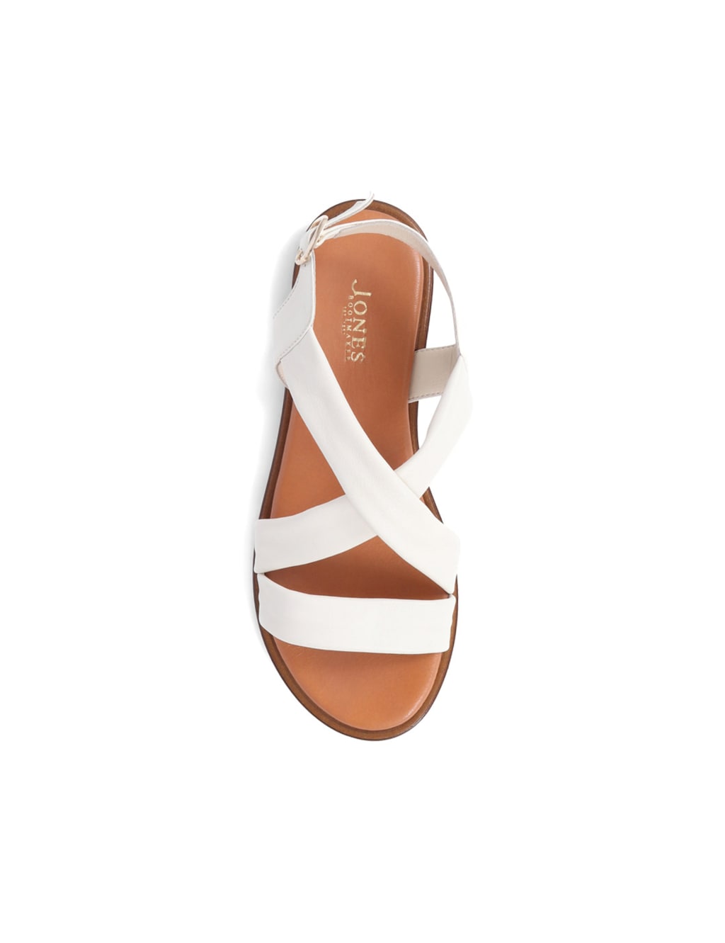 Leather Ankle Strap Flat Sandals 5 of 7