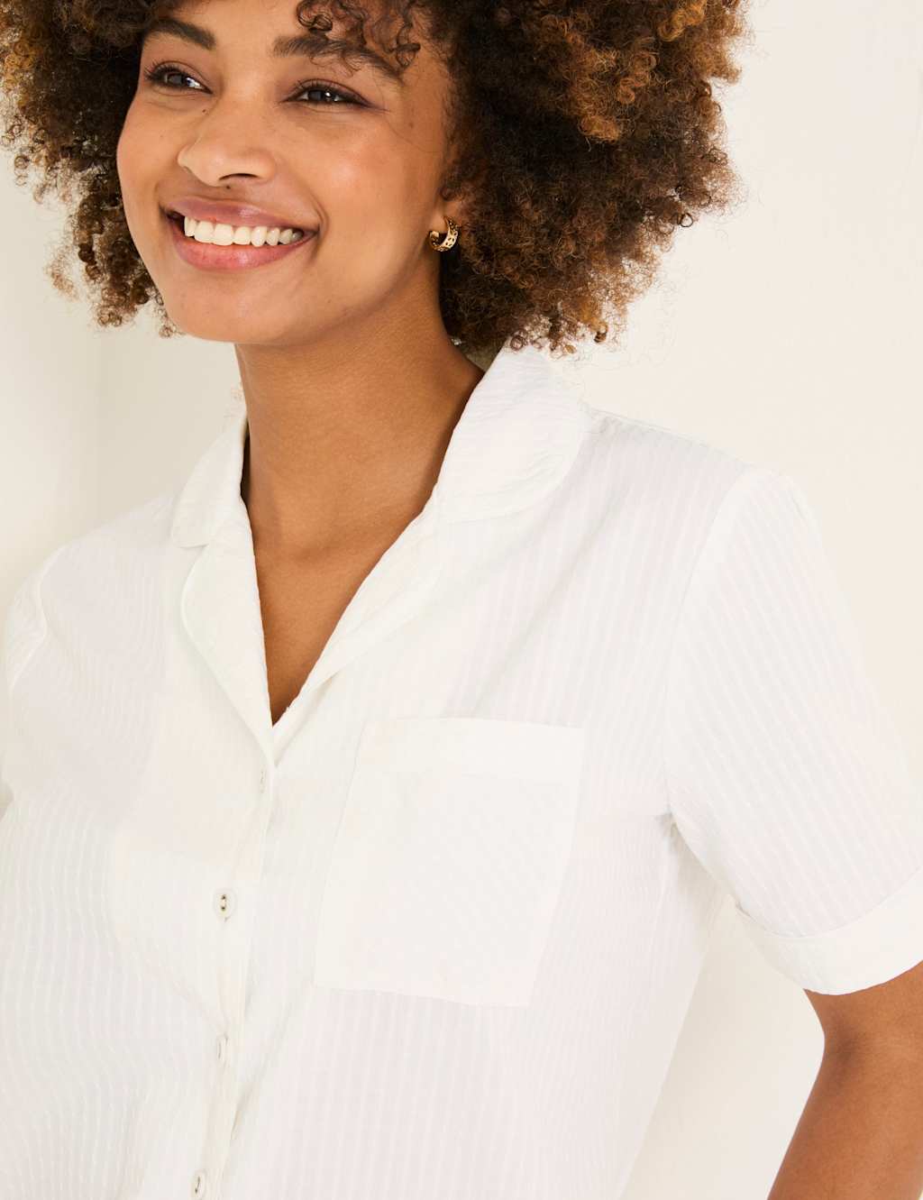 Pure Cotton Textured Shortie Set 4 of 6