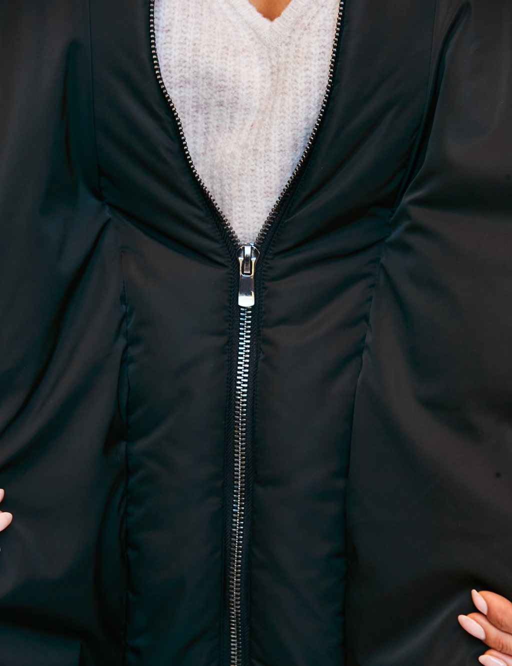 Padded Hooded Longline Puffer Coat 3 of 4
