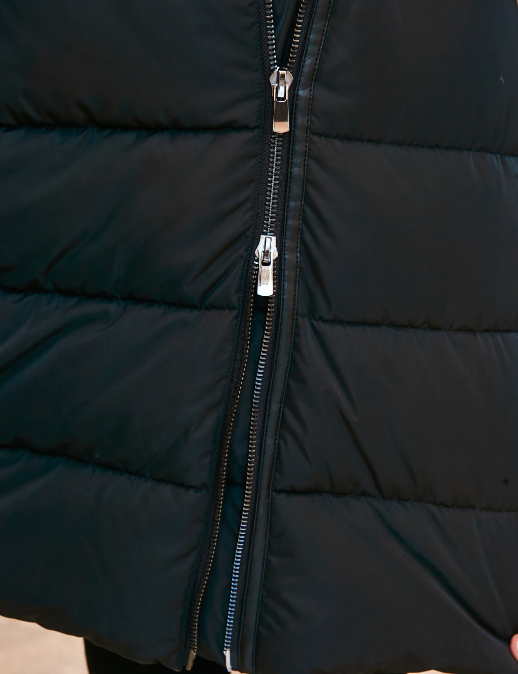 Padded Hooded Longline Puffer Coat 4 of 4