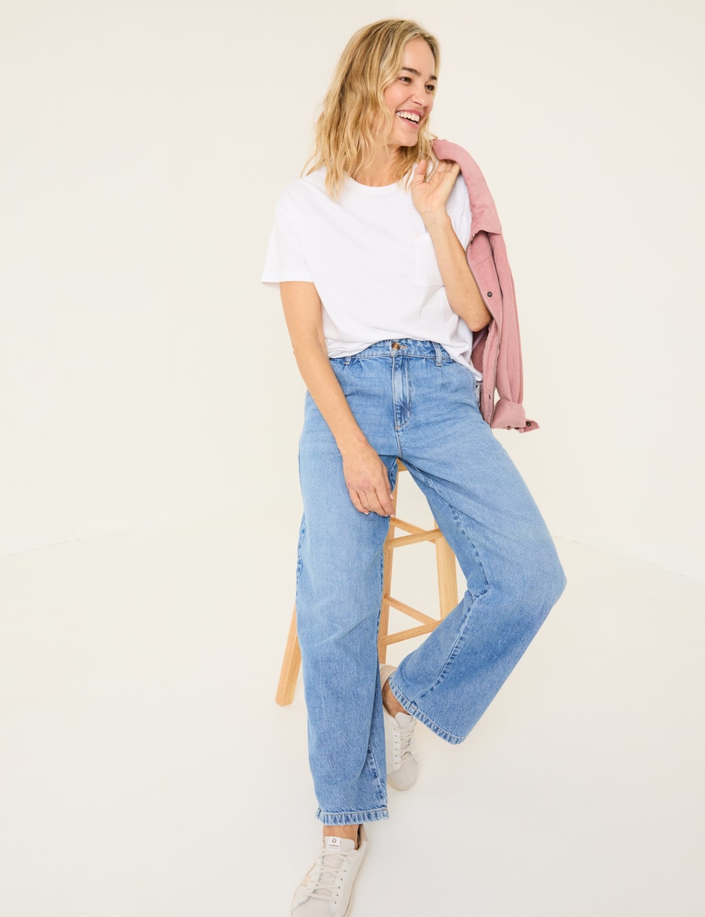 Mid Rise Wide Leg Jeans 6 of 6