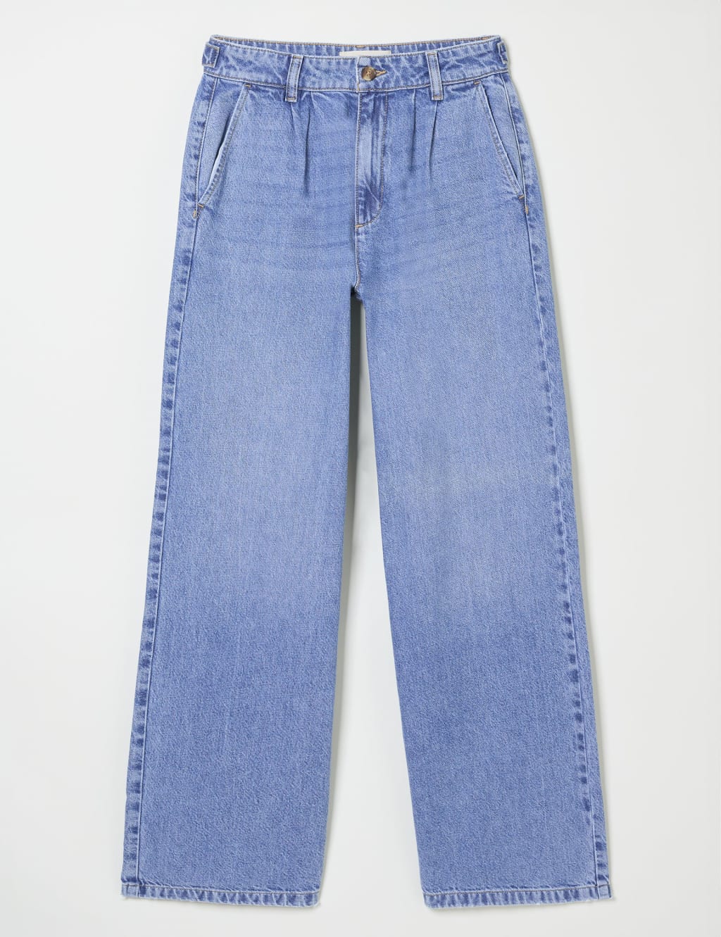 Mid Rise Wide Leg Jeans 2 of 6