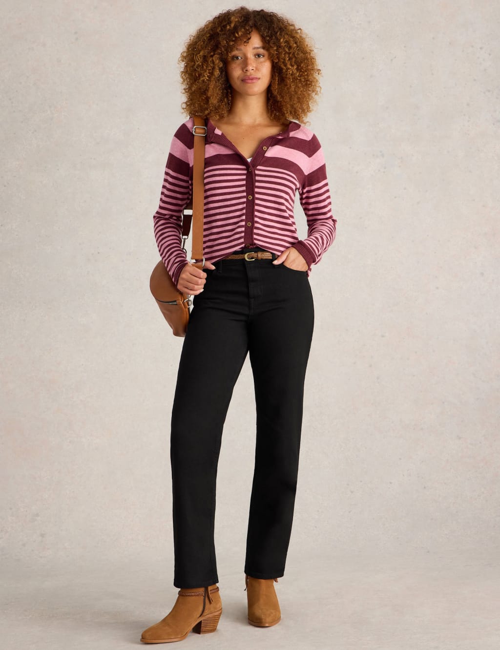 High Waisted Straight Leg Jeans