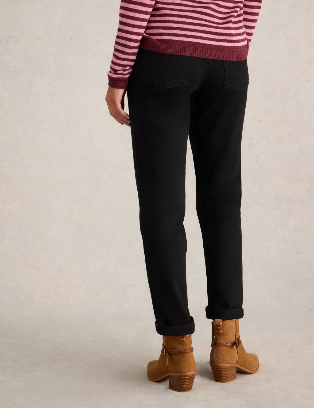 High Waisted Straight Leg Jeans 4 of 6
