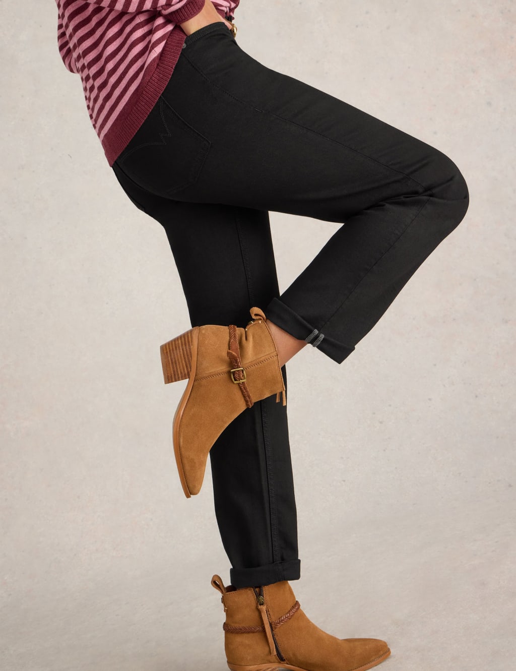 High Waisted Straight Leg Jeans 5 of 6