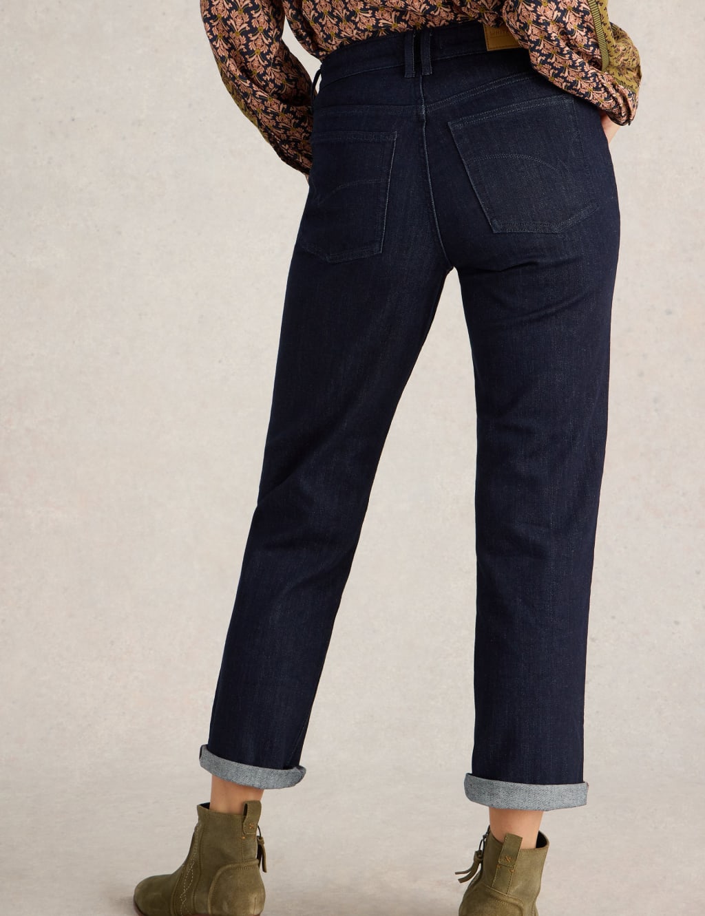 High Waisted Straight Leg Jeans 4 of 6
