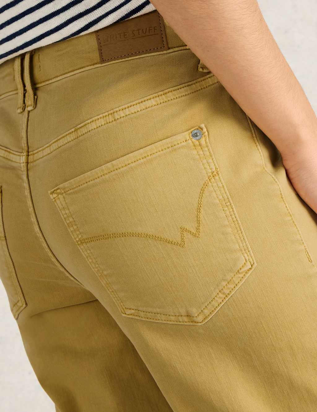 Mid Rise Straight Leg Cropped Jeans 5 of 6