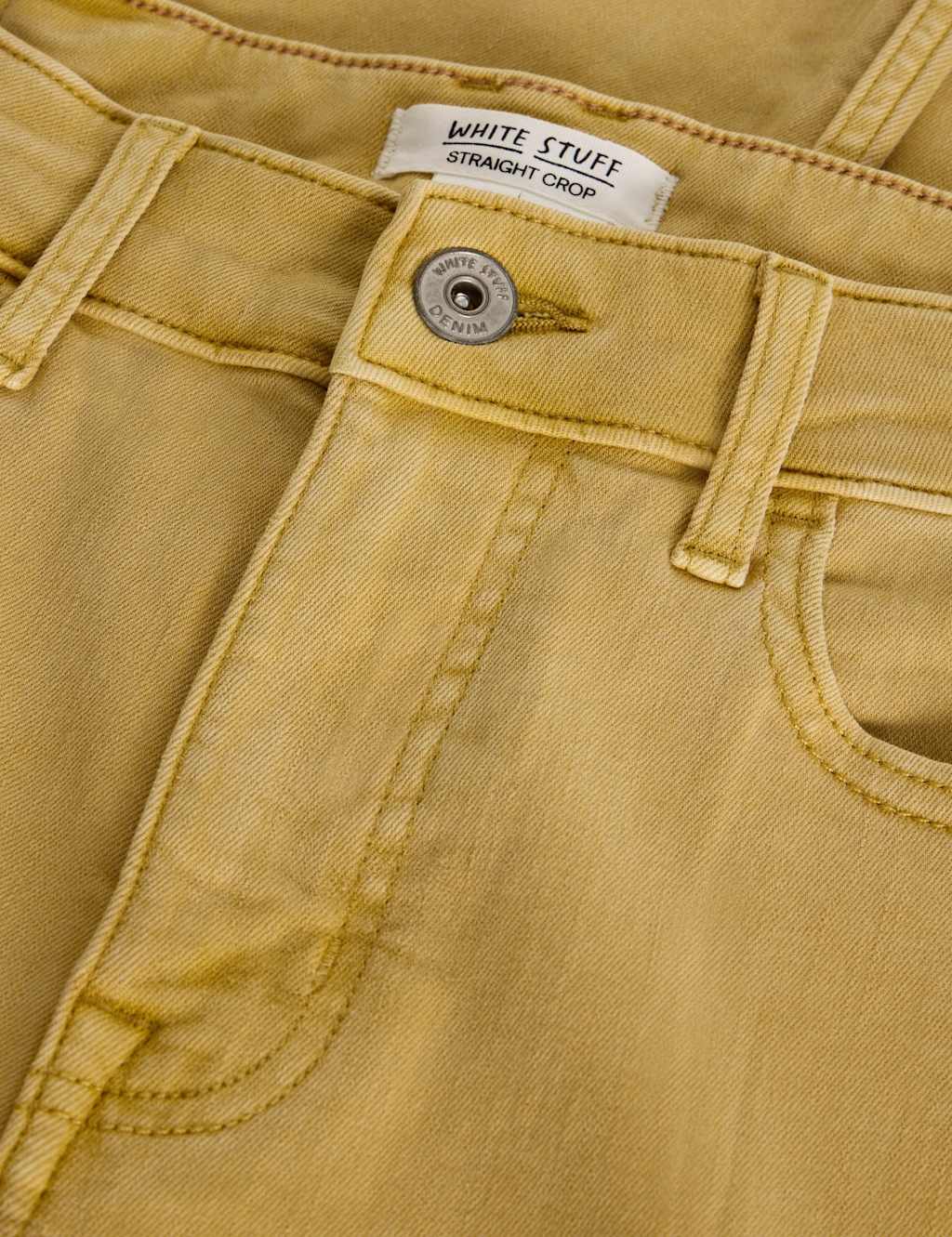 Mid Rise Straight Leg Cropped Jeans 6 of 6