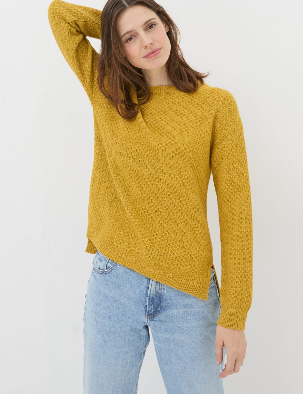 Mustard jumper m&s clearance