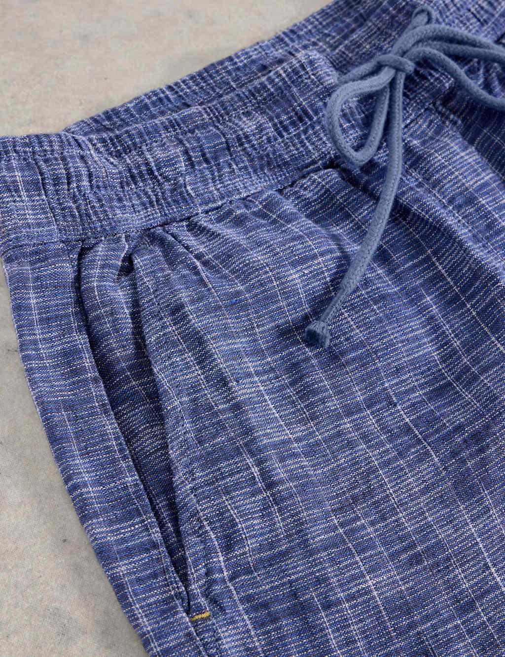 Pure Linen Tweed Print Shorts 6 of 6