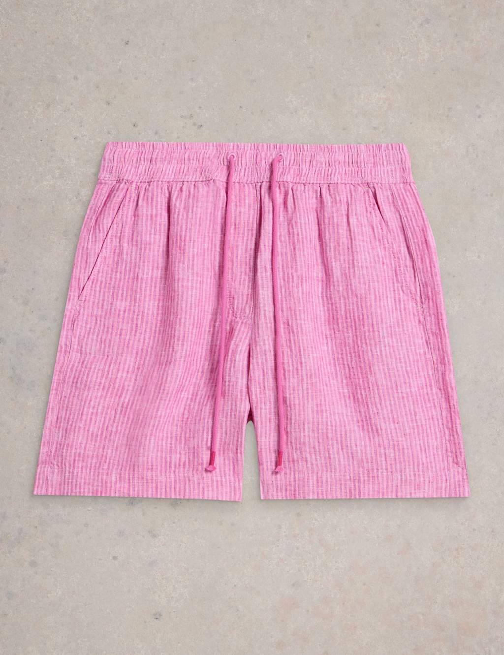 Pure Linen Striped Shorts 2 of 6